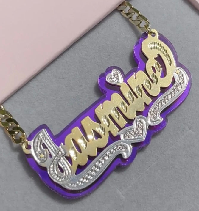 REFLECT NAME NECKLACE