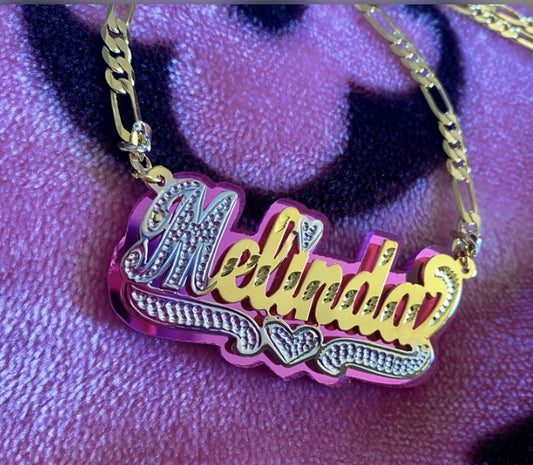 REFLECT NAME NECKLACE