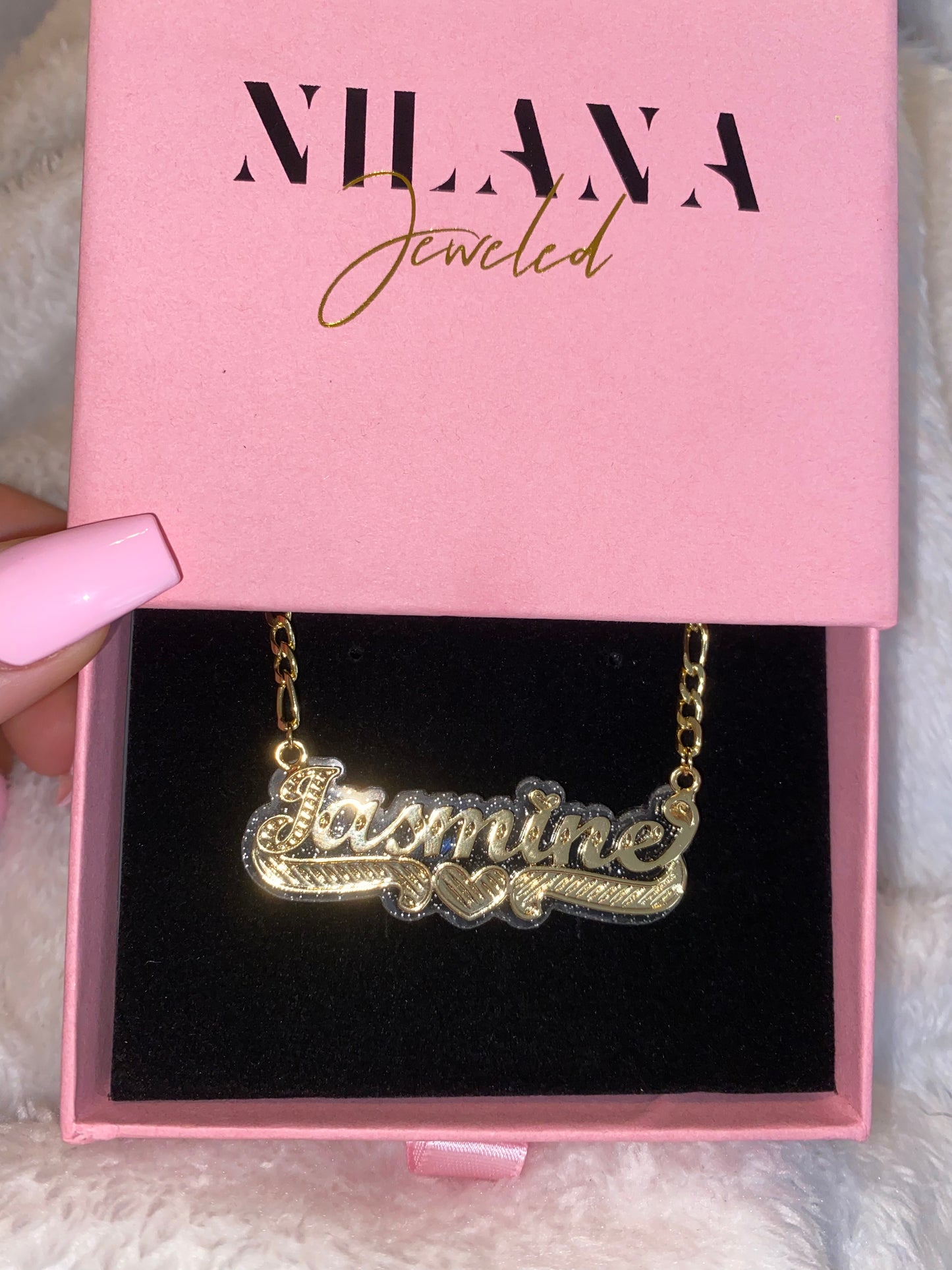 Glitter Name Necklace (kids)