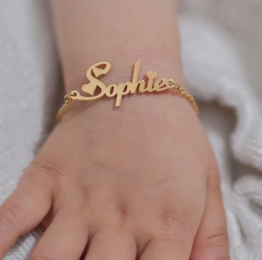 Kids Nameplate bracelet